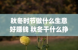 秋冬时节做什么生意好赚钱 秋冬干什么挣钱